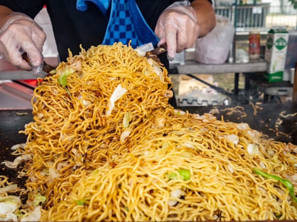 大阪府吹田市にある万博記念公園で企業イベントに出店しました